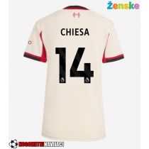 Ženske Nogometnih dresov Liverpool Federico Chiesa #14 Gostujoči 2025-26 Kratki rokavi